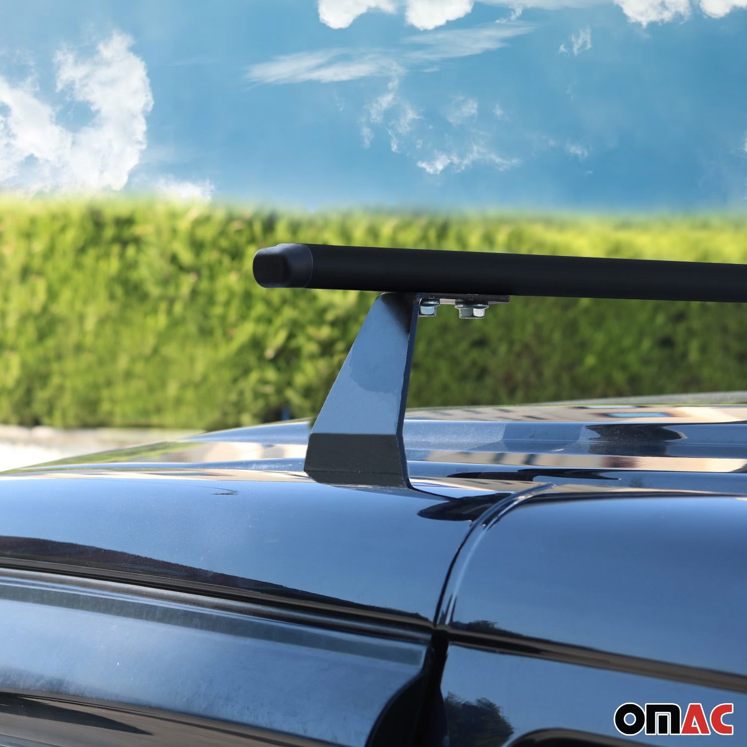 2013-2021 Nissan NV200 Roof Rack Cross Bars Luggage Carrier Steel Black 2 Pcs