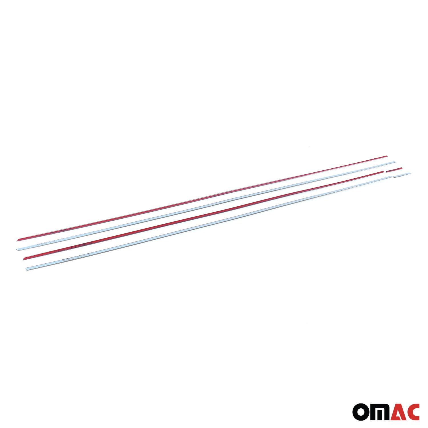 2022-2024 Volkswagen Golf MK8 Window Molding Trim Streamer Silver 6Pcs Stainless Steel