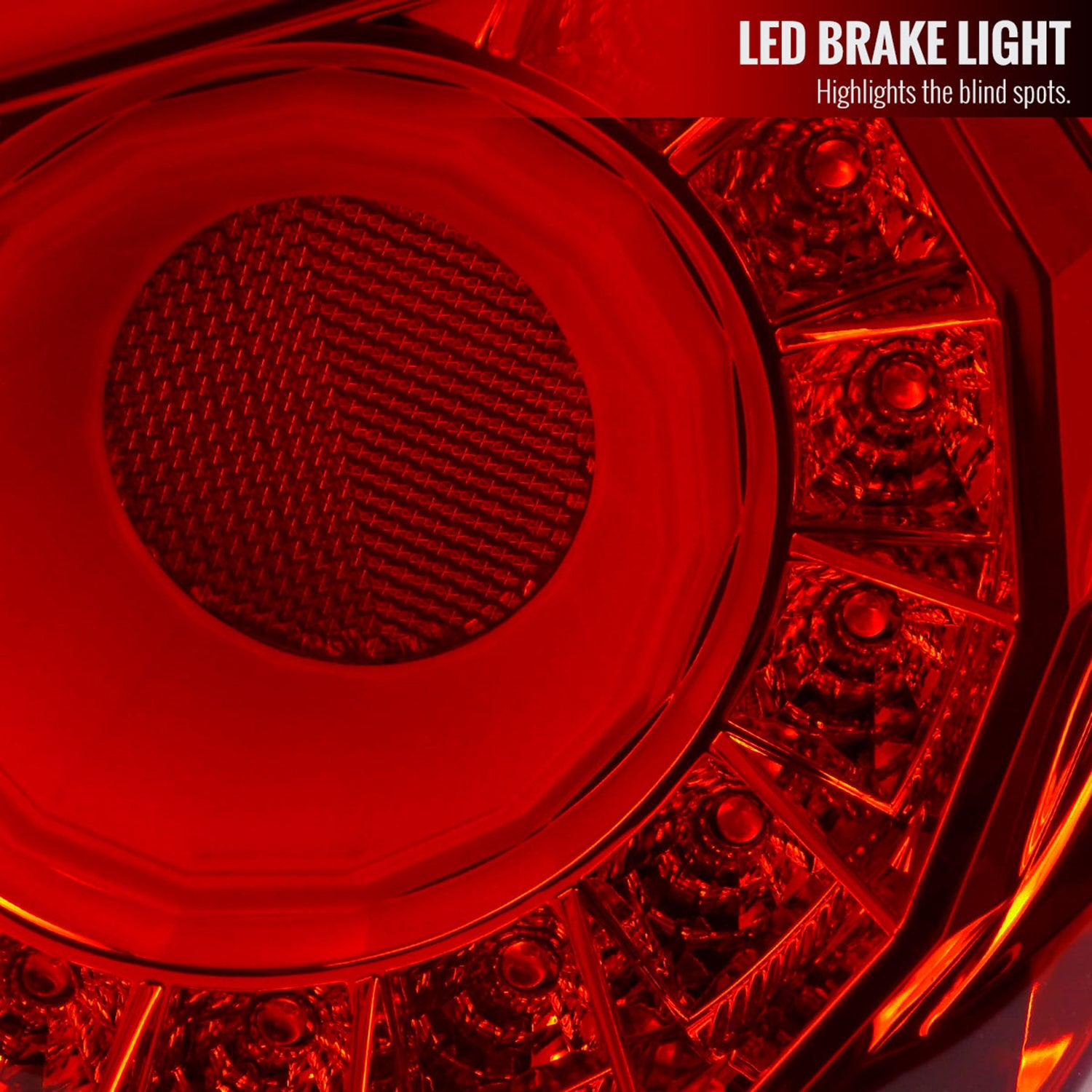 2012-2016 Scion FRS/ Subaru BRZ/ Toyota 86 LED Tail Lights Chrome/Red