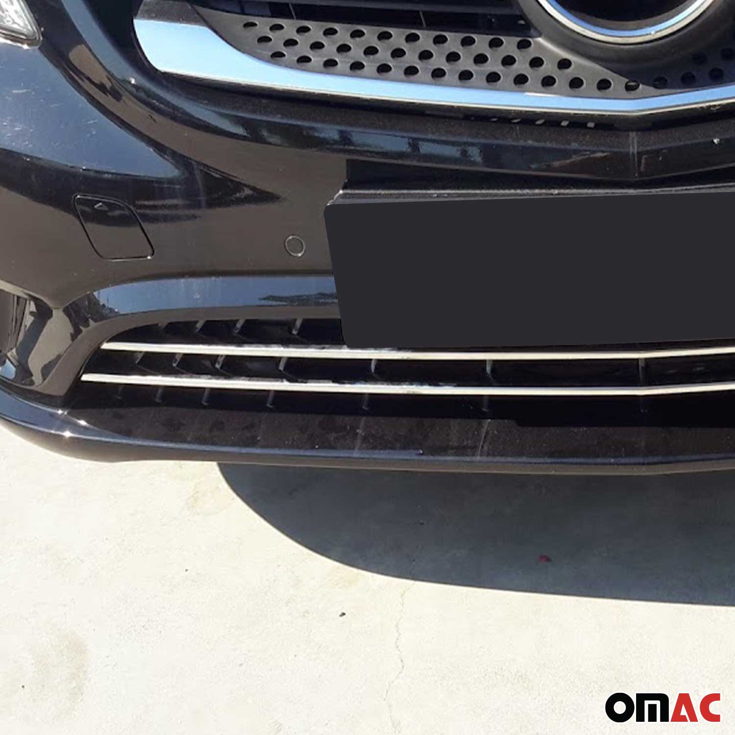 2016-2024 Mercedes Metris Front Bumper Trim Molding Stainless Steel 2Pcs