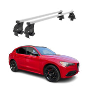 2017-2025 Alfa Romeo Stelvio Roof Rack Cross Bars Luggage Carrier 2 Pcs
