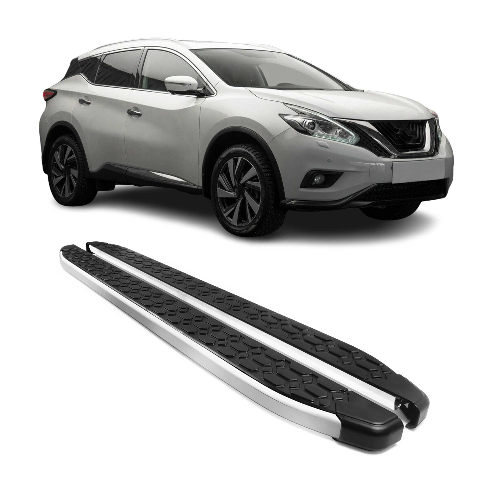 2015-2024 Nissan Murano Nerf Bar Side Step Running Boards Alu 2x