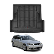 2006-2011 BMW 3 Series E91 Touring Premium Cargo Liner Trunk Mat All Weather Heavy Duty Black