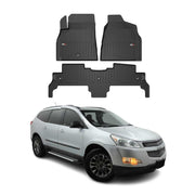 2009-2017 Chevrolet Traverse Premium Floor Mats Liners Full Set All Weather Heavy Duty