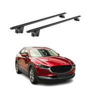 2020-2025 Mazda CX-30 Roof Rack Cross Bars Luggage Carrier Alu Black 2x