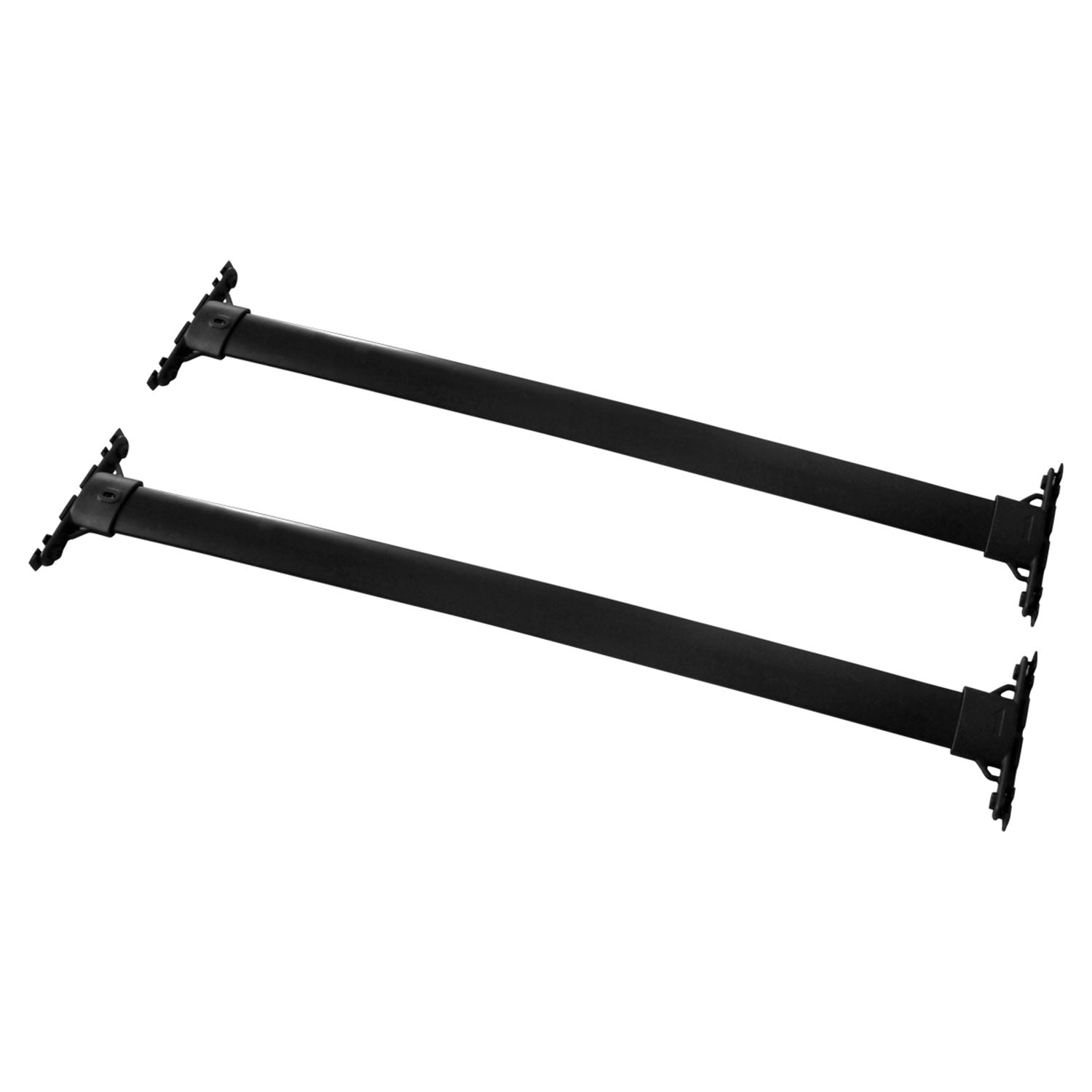 2008-2013 Toyota Highlander Black Powder Coated Alu Roof Rack Cross Bars