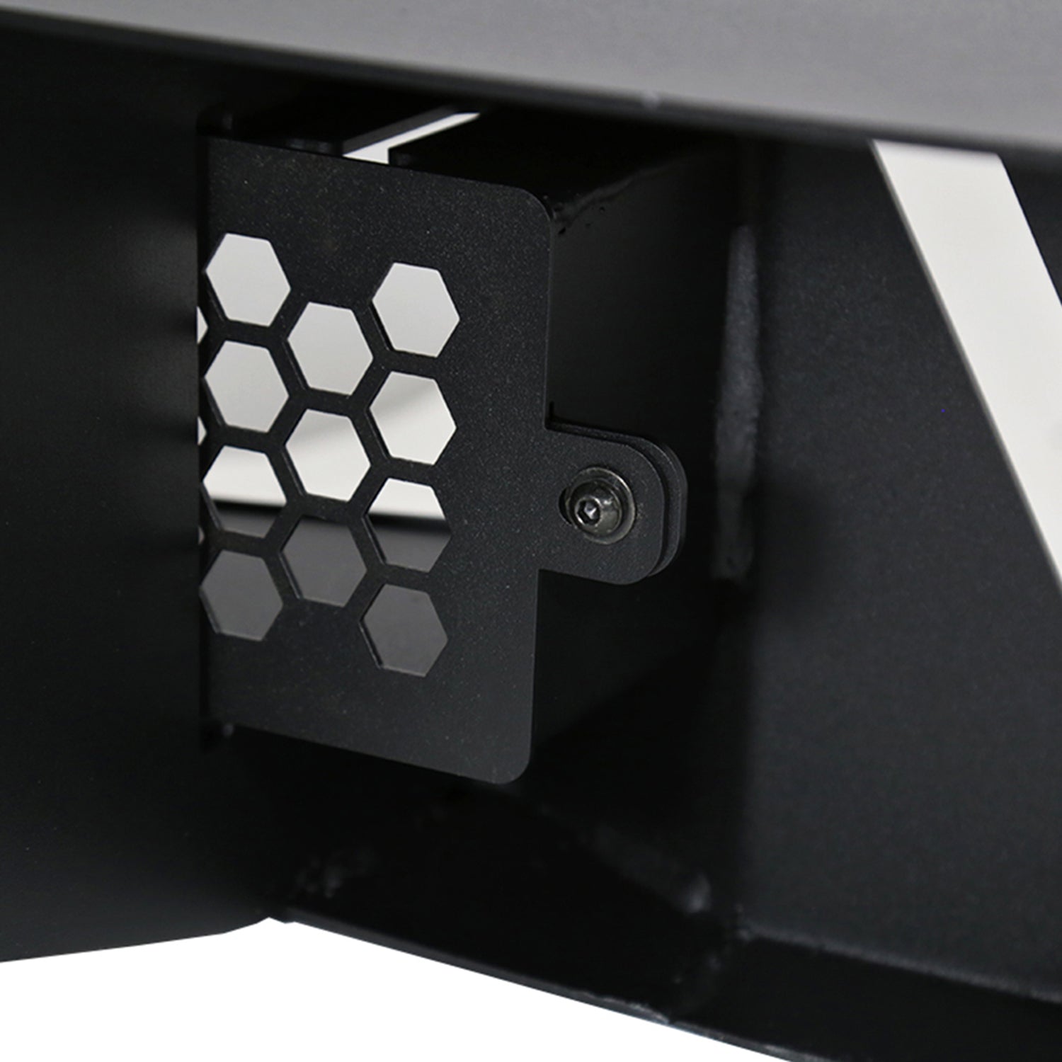 2017-2021 Ford F-250/F-350 Black Heavy Duty Steel Rear Step Bumper