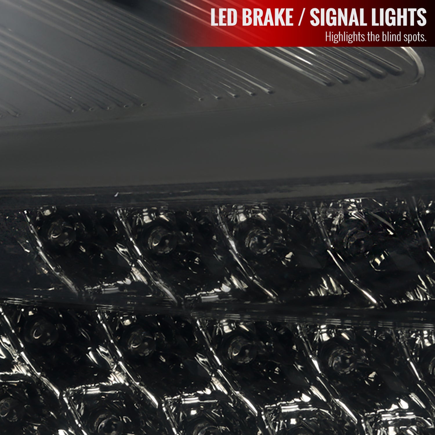 2015-2019 Ford Focus Hatchback LED Tail Lights Chrome Housing/Smoke Lens