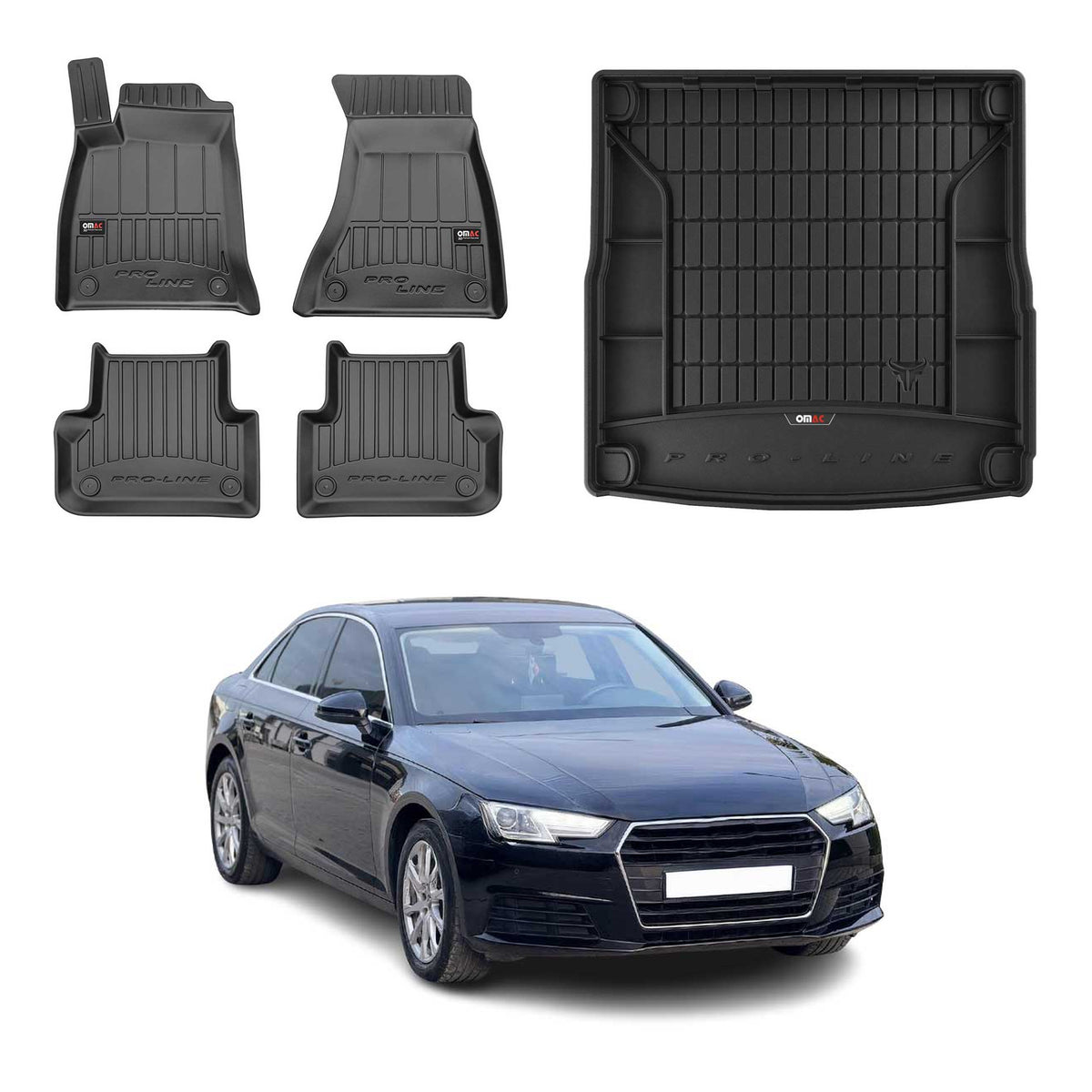 OMAC Floor Mats & Cargo Liners for Audi A4 Allroad 2017-2023