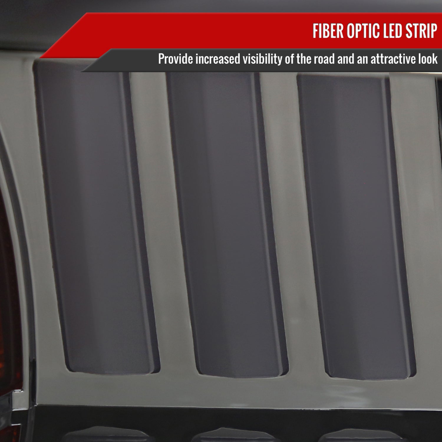 2015-2017 Ford F-150 LED Bar Projector Headlights Chrome / Smoked Lens