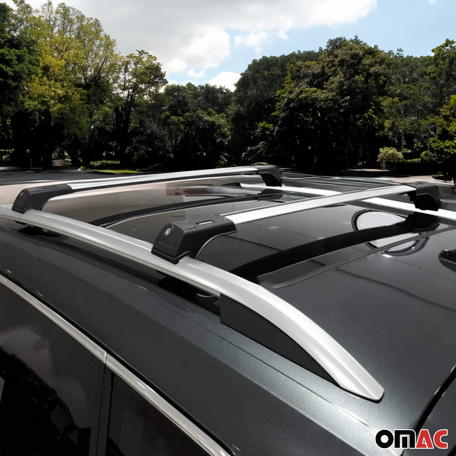 2000-2006 BMW X5 E53 Roof Rack Cross Bars Silver