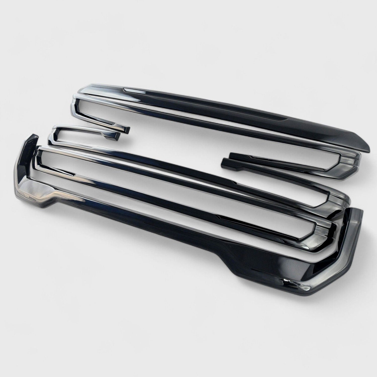 2020-2023 GMC Acadia Grille Overlay Gloss Black 5Pcs ABS Plastic