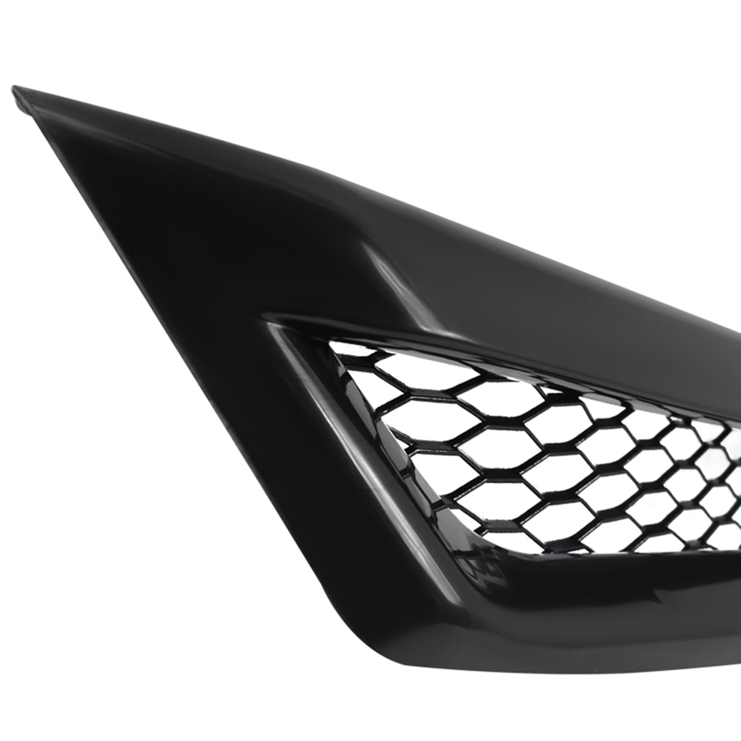 2006-2008 Honda Civic Coupe Si TR Style Black ABS Mesh Grille