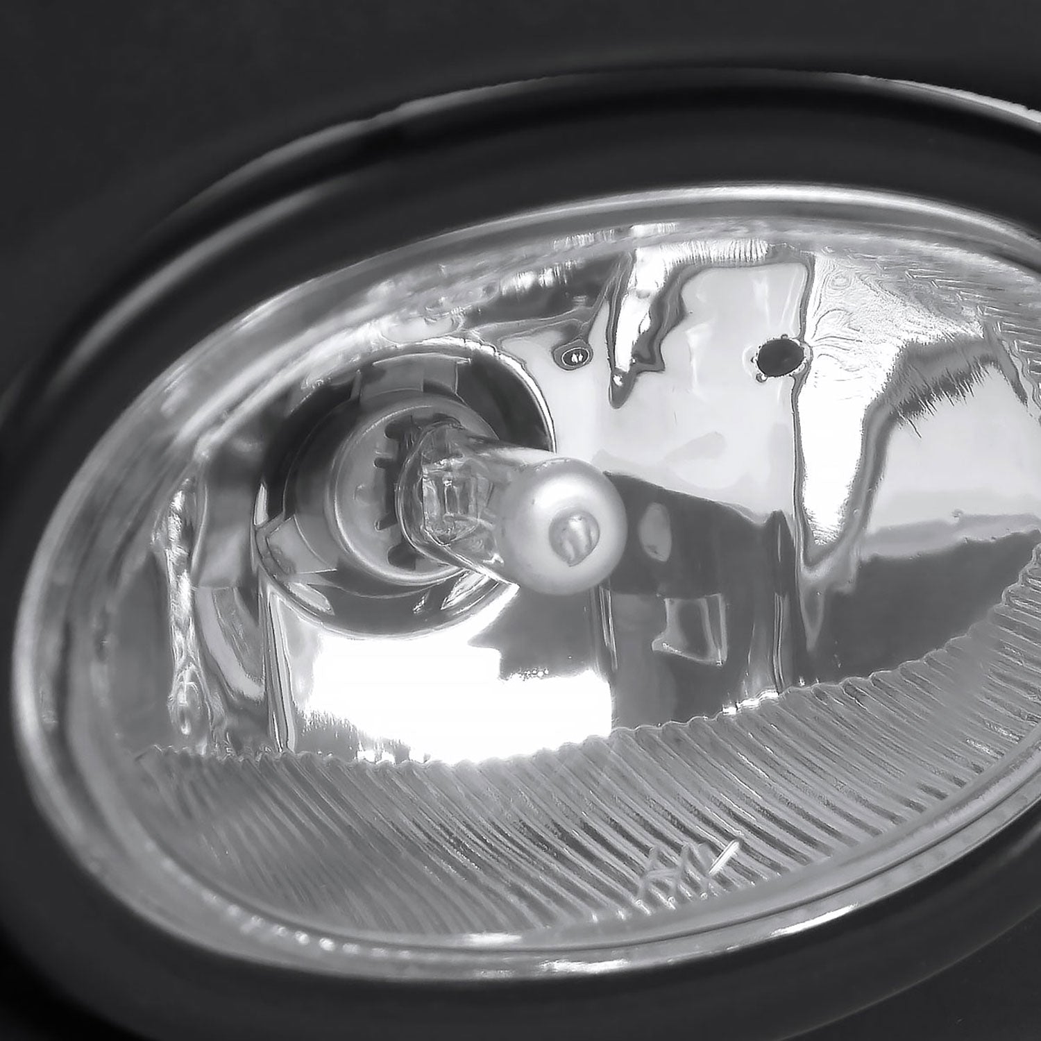 2001-2003 Honda Civic Coupe/Sedan H11 Fog Lights Kit Chrome/Clear Lens