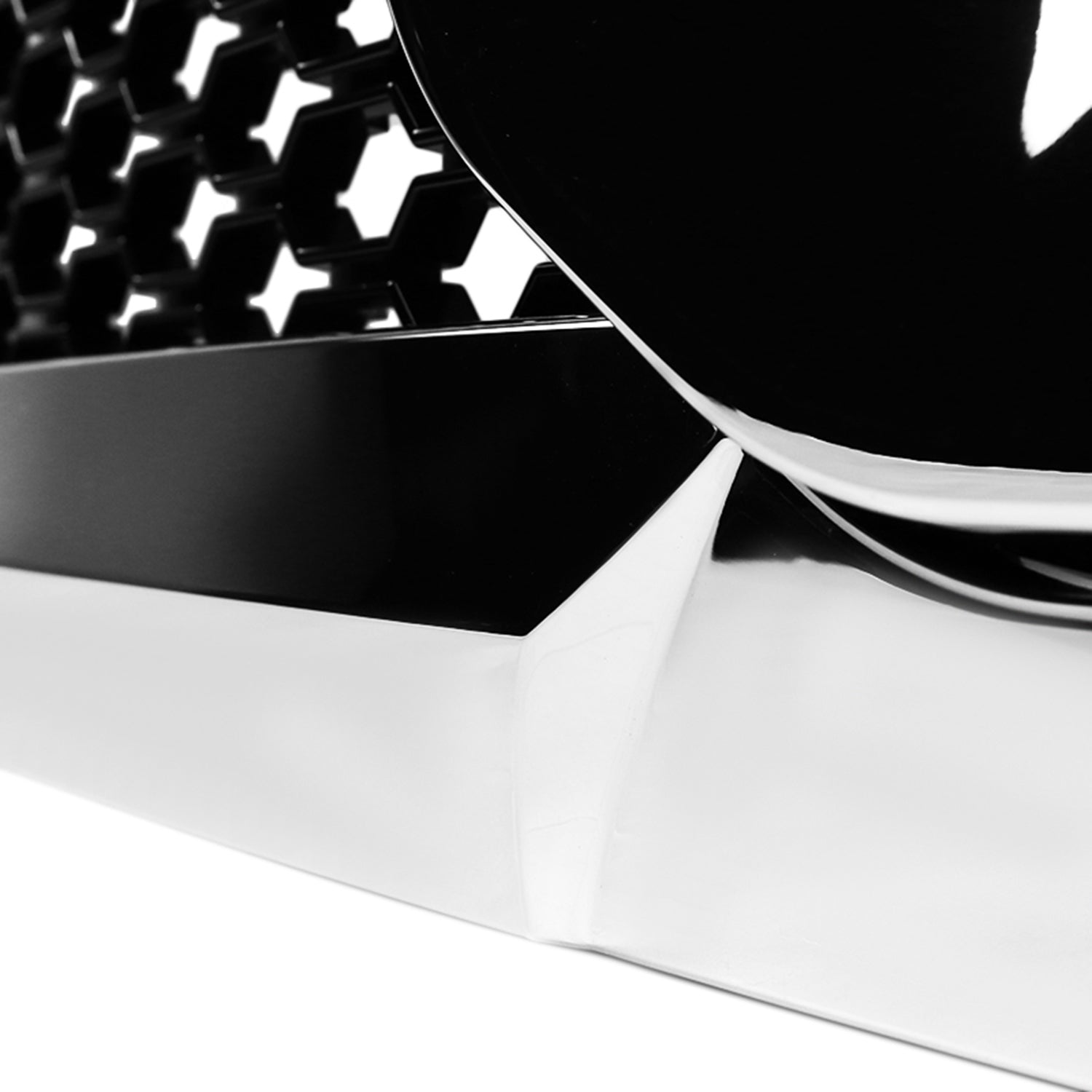 2013-2018 Dodge RAM 1500 Chrome ABS Rebel Style Honeycomb Mesh Grille