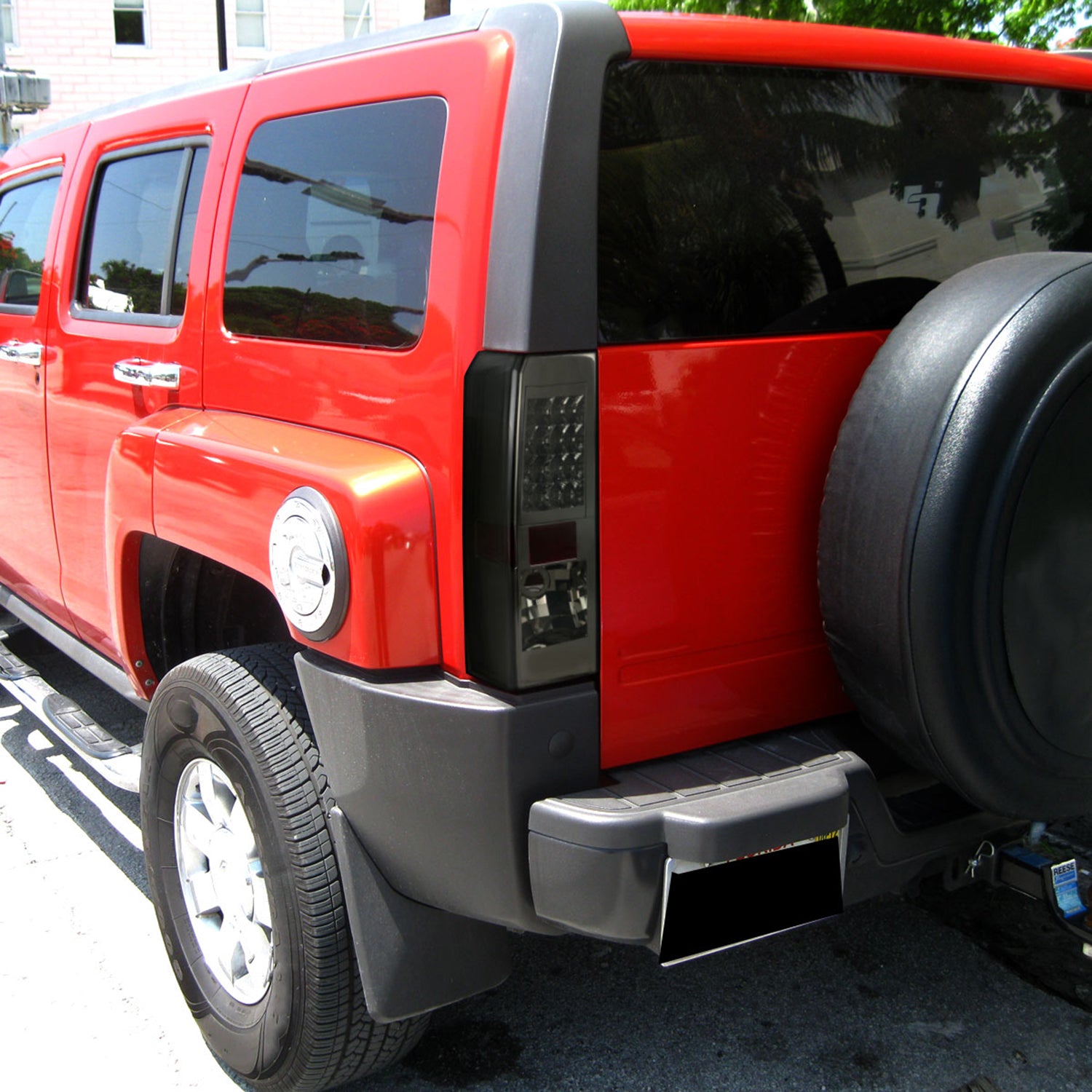 2005-2010 Hummer H3 LED Tail Lights Chrome Housing/Smoke Lens