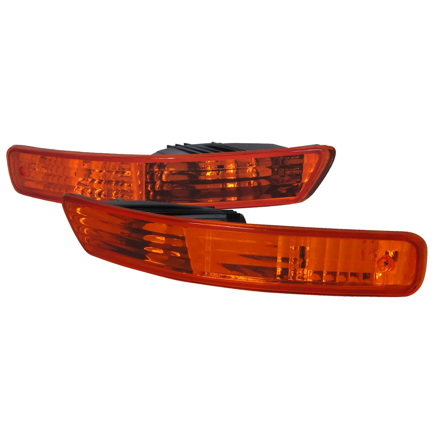 1998-2001 Acura Integra Bumper Lights Chrome Housing/Amber Lens
