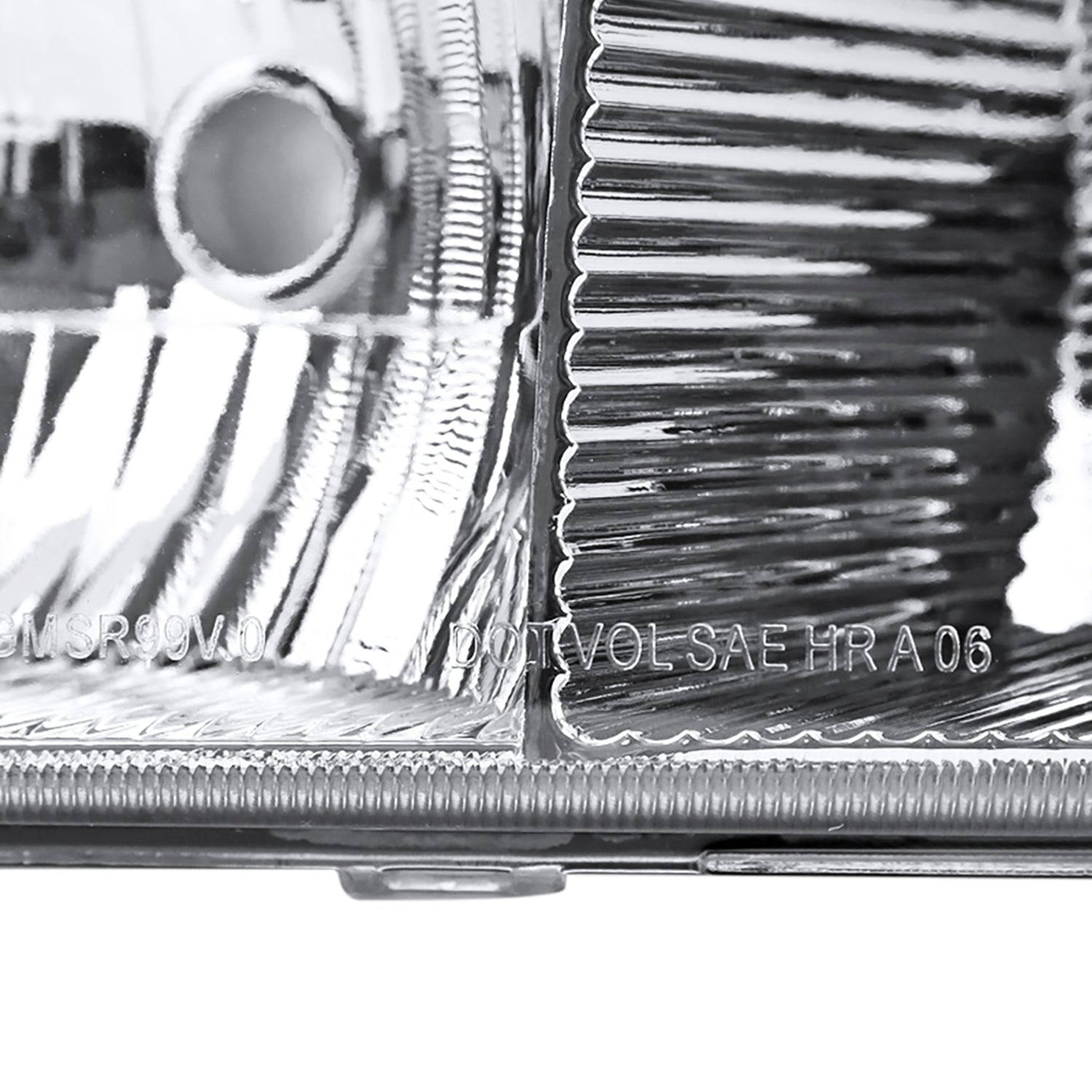 1999-2006 GMC Sierra/Yukonk/Yukon XL Crystal Headlights Amber Reflector Chrome