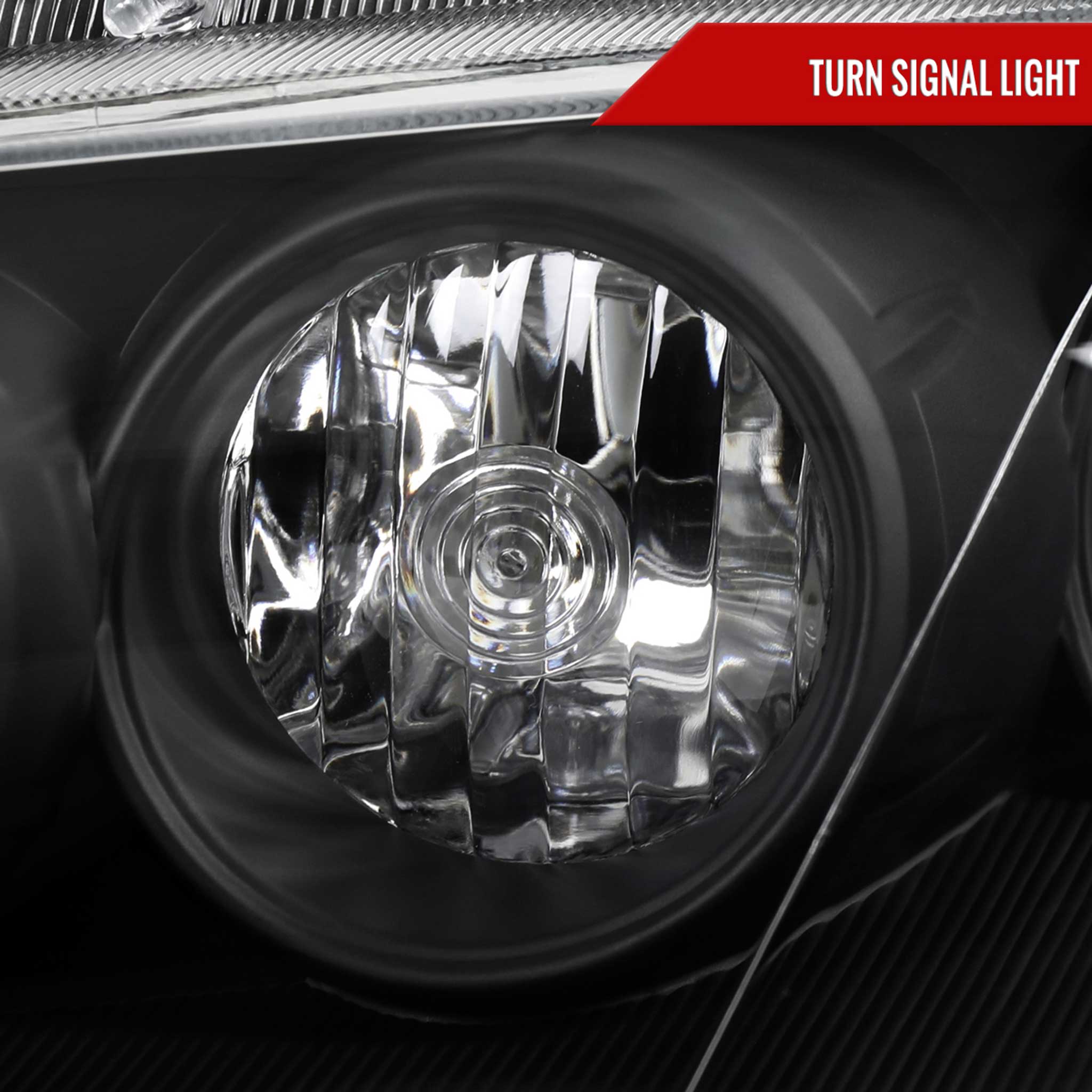 For Mazda 6 2003-2005 Factory Style Projector Headlights Matte Black Housing Clear Lens