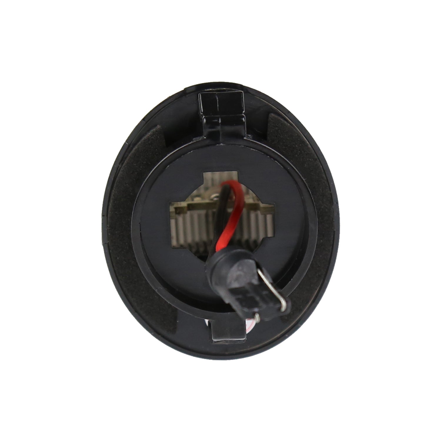 2001-2014 Ford F-150 Rear LED License Plate Lights Glossy Black/Smoke Lens