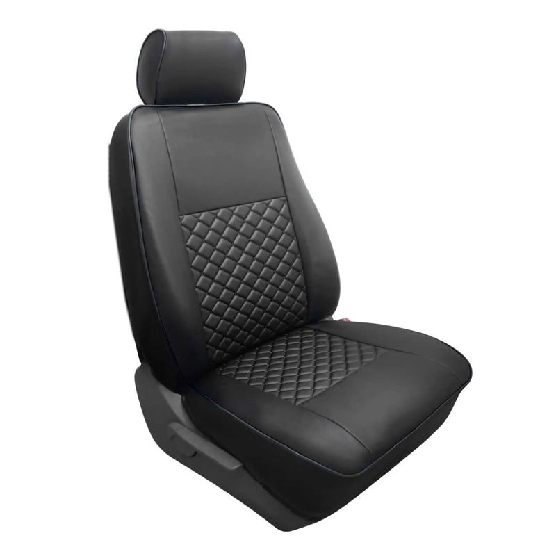 2015-2024 Ford Transit Leather Custom fit Car Seat Covers Black