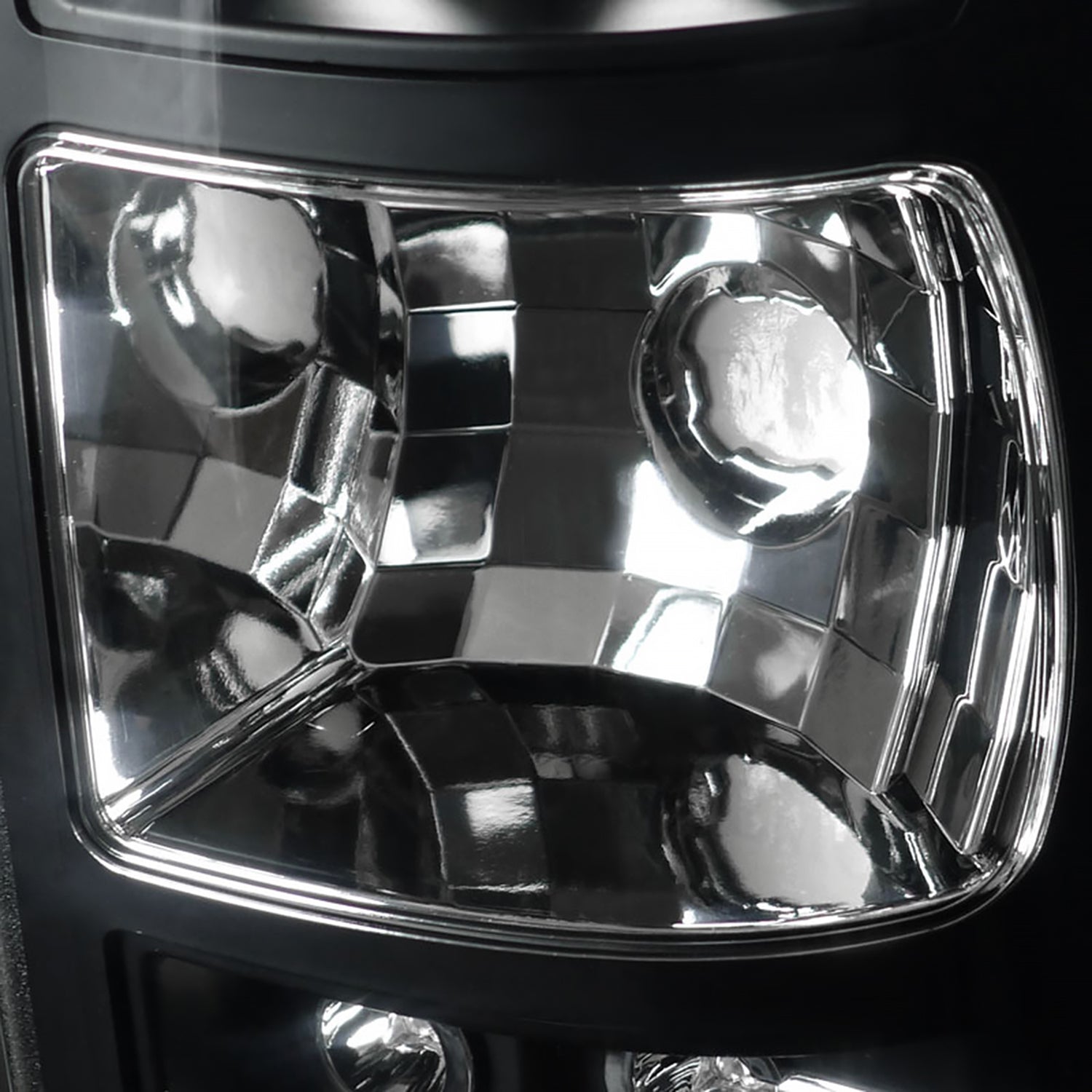 2007-2012 Chevy Avalanche LED Tail Lights Matte Black Housing/Clear Lens