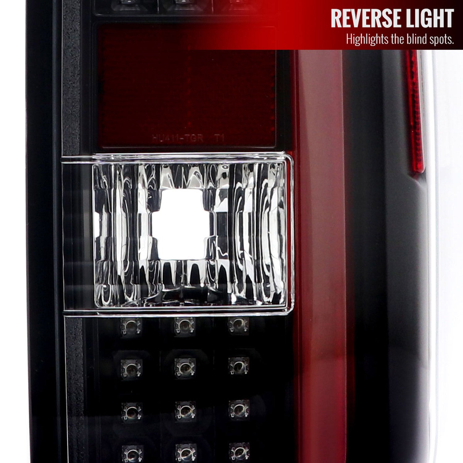 2014-2021 Toyota Tundra Red Bar Sequential LED Tail Lights Black/Clear Lens