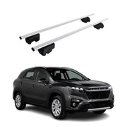 2022-2024 Suzuki SX4 S-Cross Roof Rack Cross Bars Silver