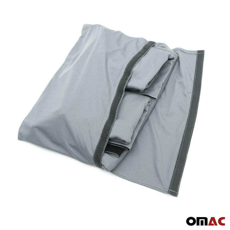 2007-2023 Citroen Jumper Magnetic Window Curtains UV Protection Gray Black