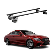 2017-2023 Mercedes C Class C205 Coupe Roof Rack Cross Bars Black