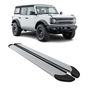 2021-2024 Ford Bronco 4 Door Nerf Bar Side Step Running Boards Alu 2x