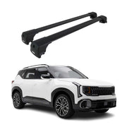 2027-2028 Kia Seltos Roof Rack Cross Bars Black Aluminium 2 Pcs