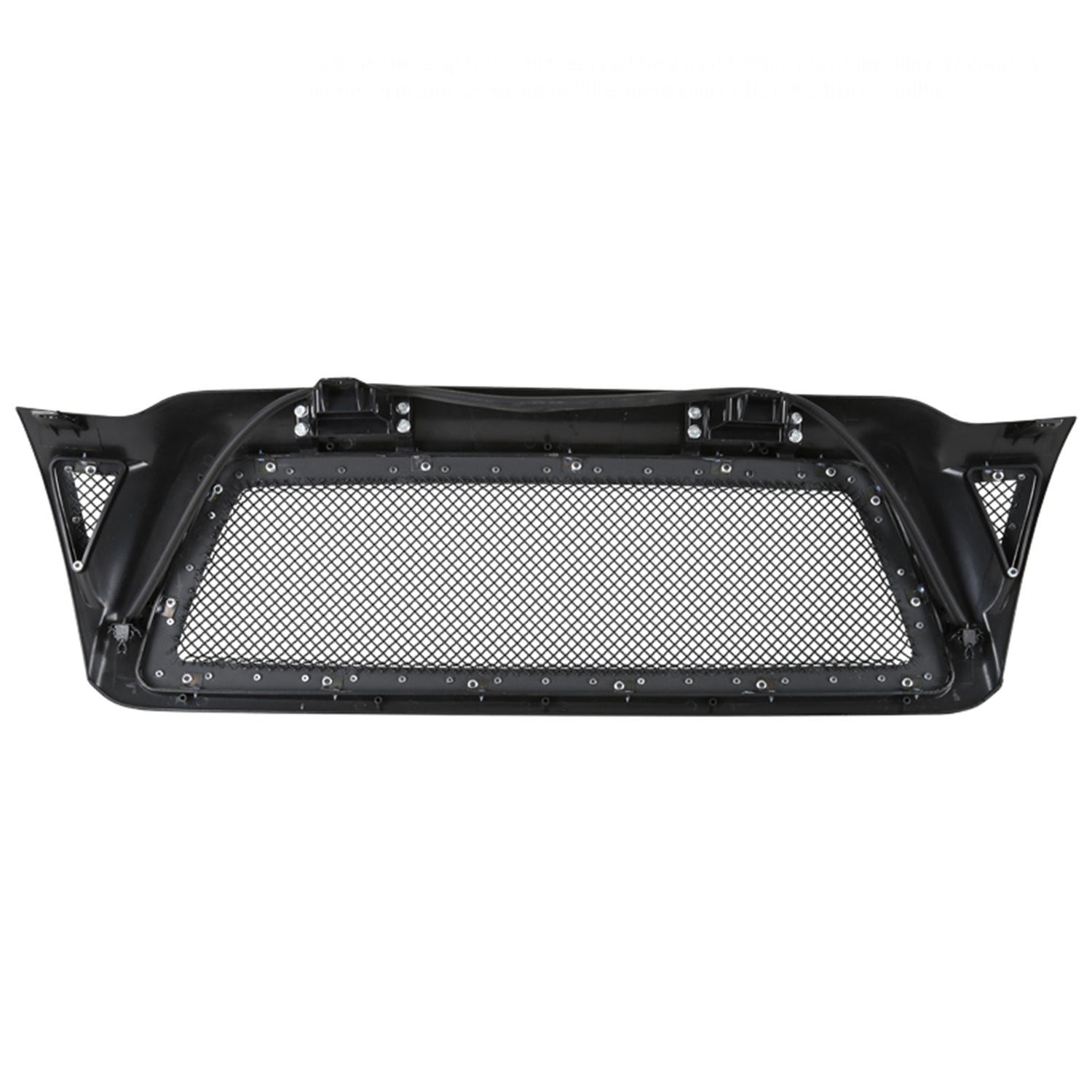2005-2011 Toyota Tacoma Glossy Black ABS Rivet Style Grille w/ S.Steel Mesh