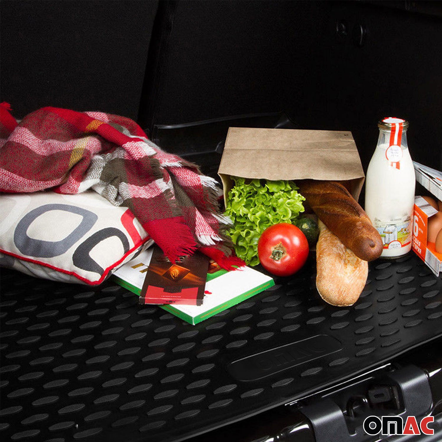 Cargo Mats Liner for Toyota Yaris Hatchback 2015-2018 Facelift Upper Trunk Mat