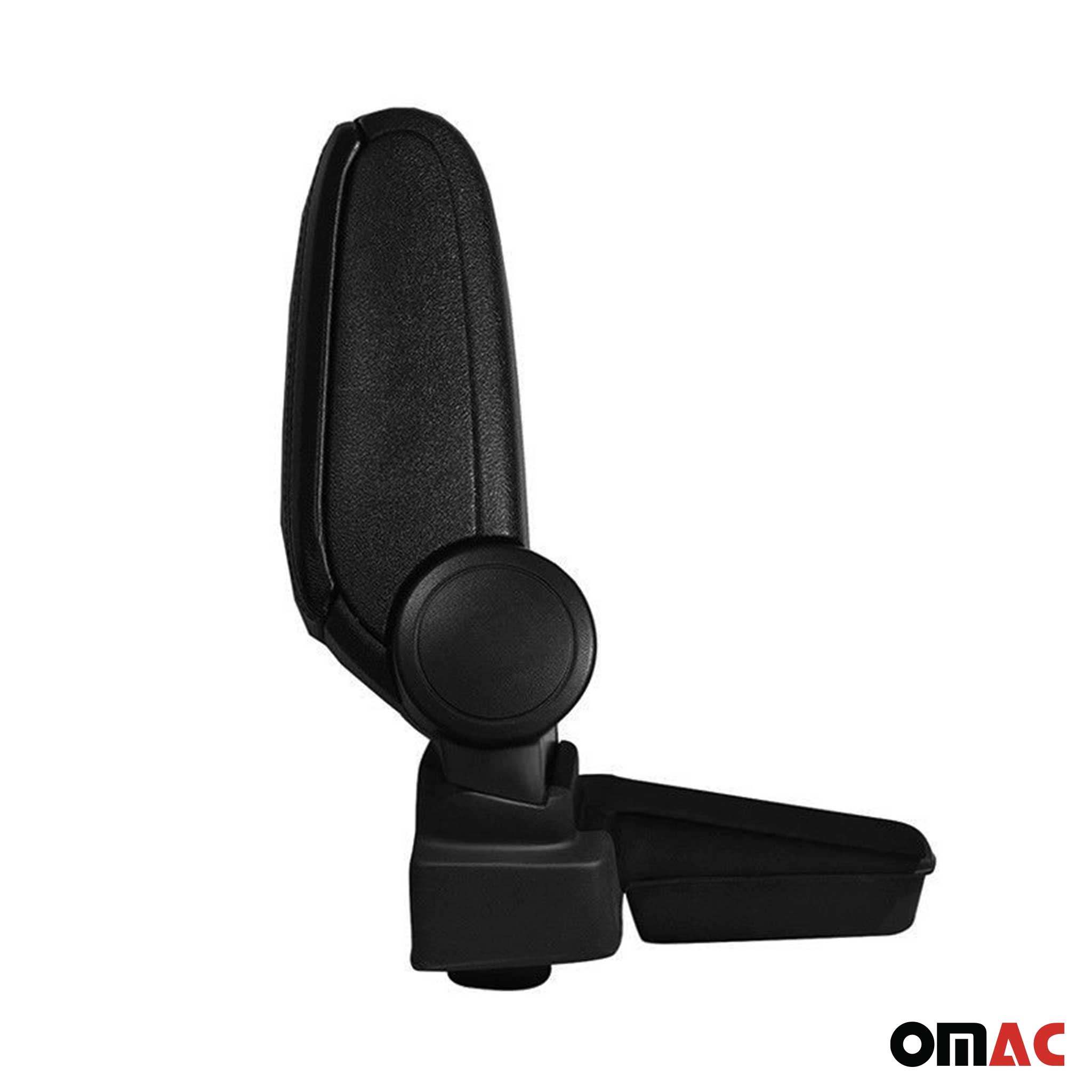 1998-2006 VW Golf Mk4 Black Center Console Armrest Plastic PU Leather 1Pc