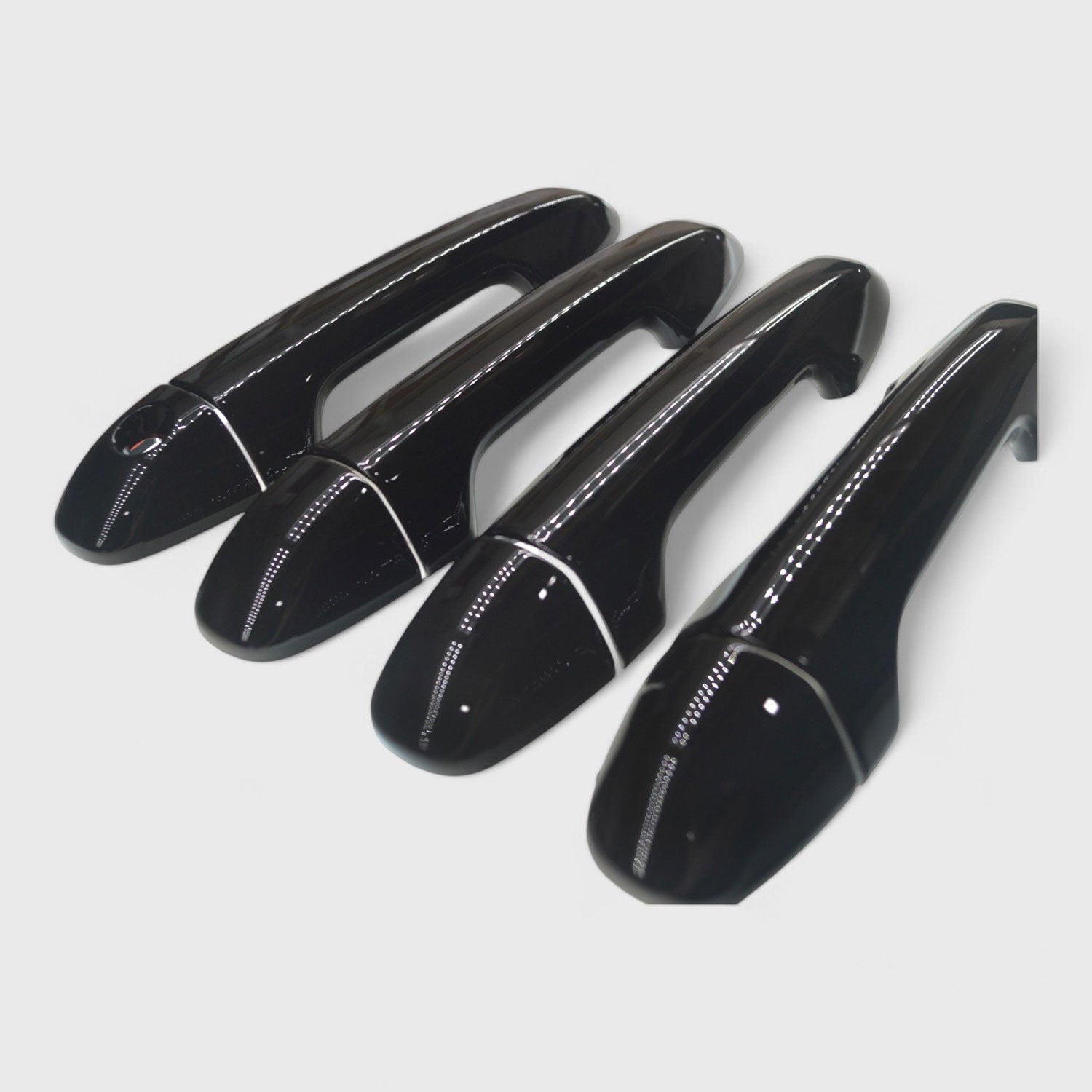 2016-2024 Toyota Tacoma Door Handle Cover Gloss Black 8Pcs ABS Plastic