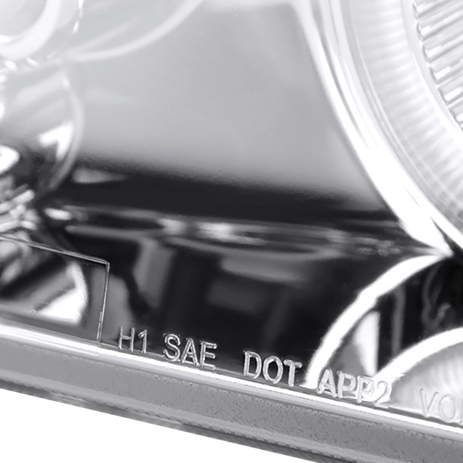 1993-1997 Toyota Corolla Dual Halo Projector Headlights Chrome/Clear Lens