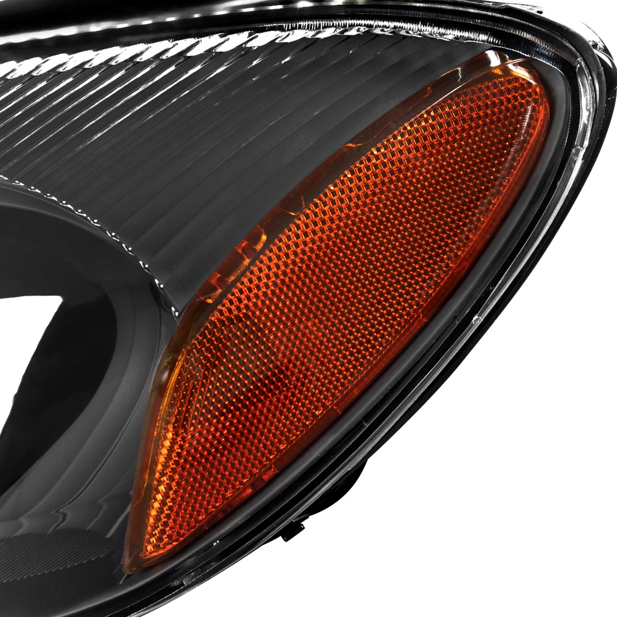 For Ford Tarus 2000-2007 Factory Style Headlights (Black Housing / Clear Lens)