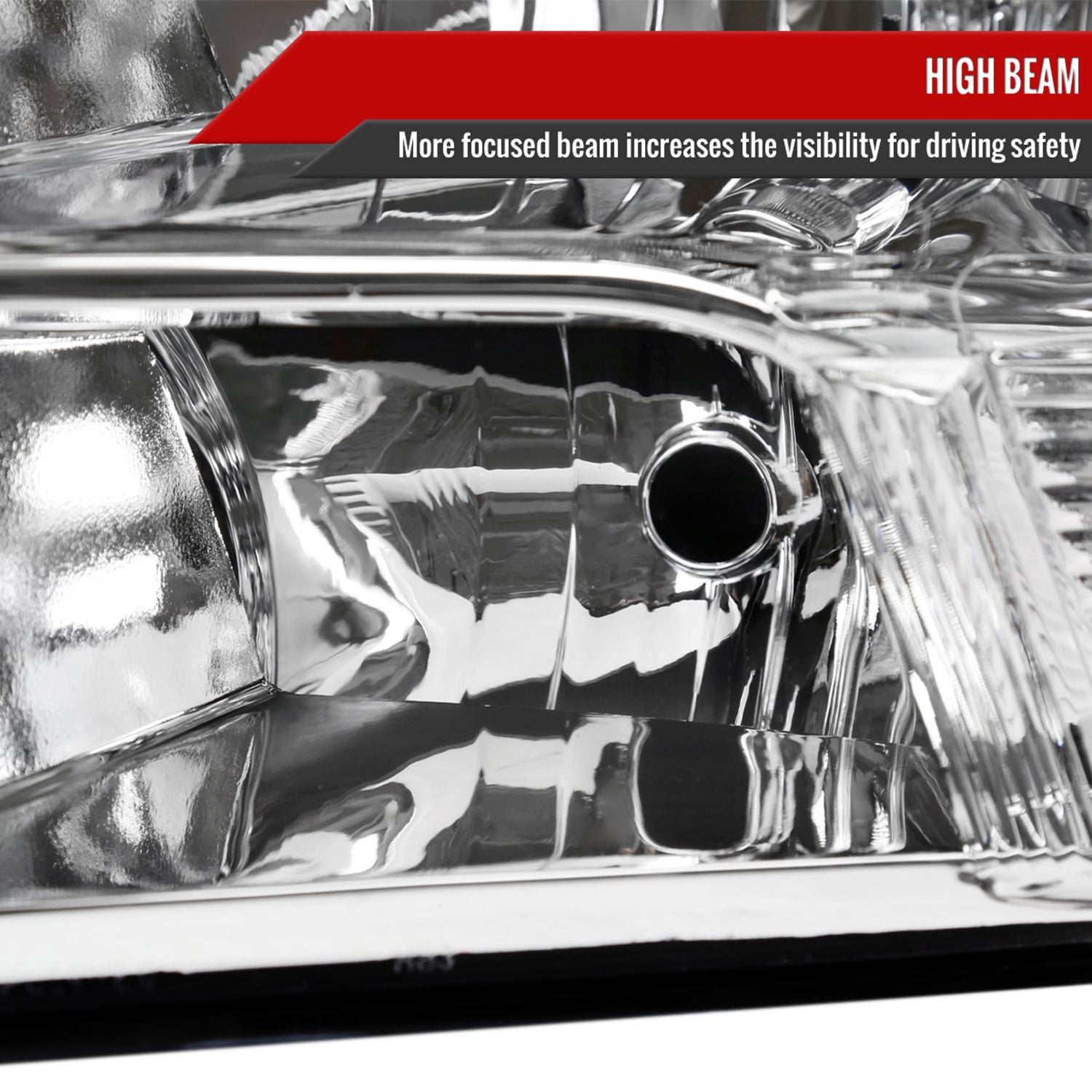 2009-2018 Dodge RAM 1500/ RAM 2500 3500 Factory Quad Headlights Chrome