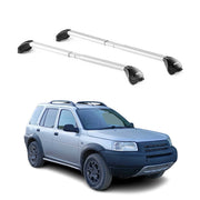 1996-2006 Land Rover Freelander Roof Rack Cross Bars Silver