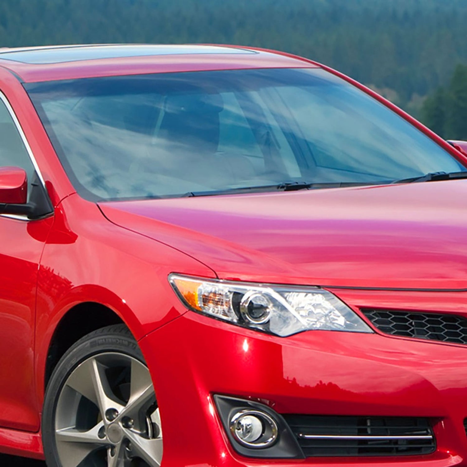 2012-2014 Toyota Camry Projector Headlight Amber Reflector Passenger Side