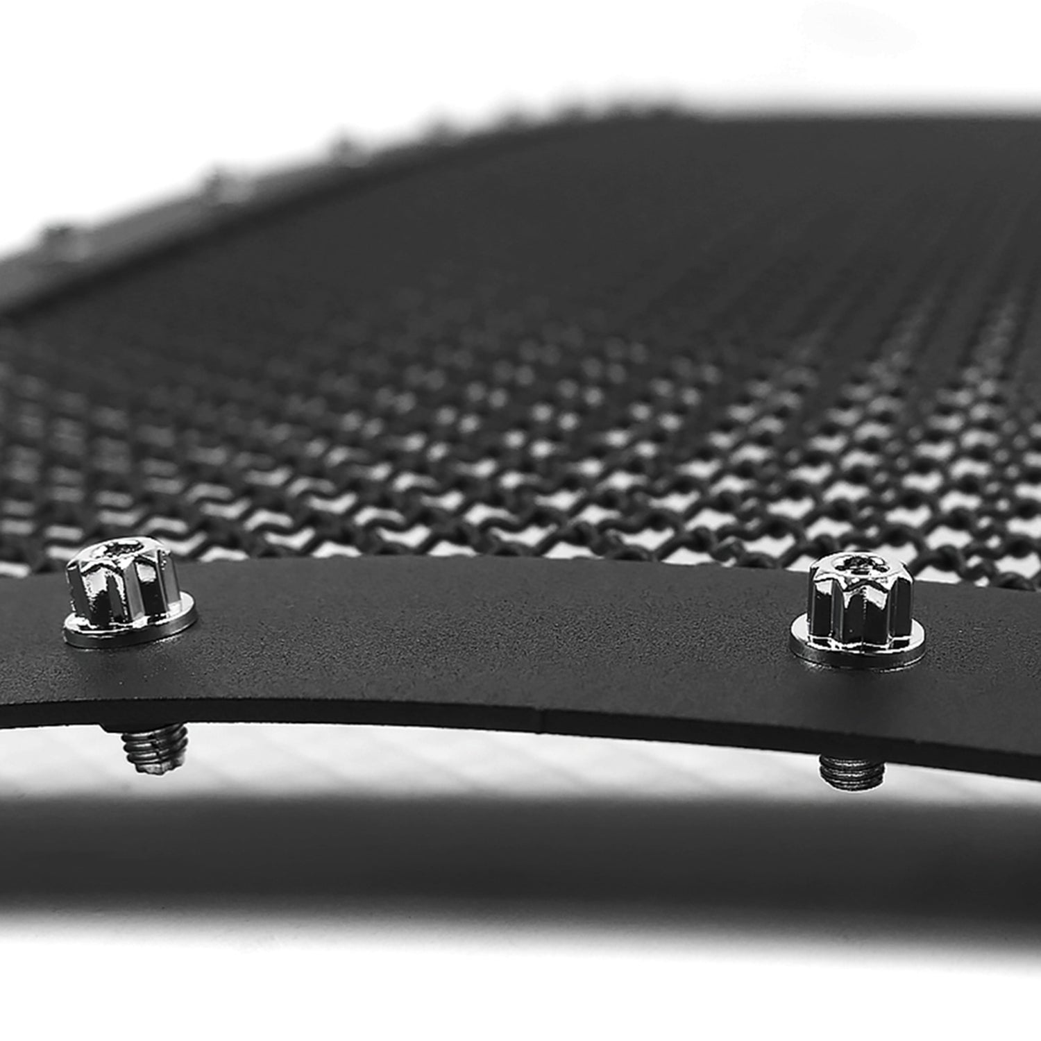 2009-2012 Ford F-150 Rivet Style Black S.Steel Mesh Grille Center Insert