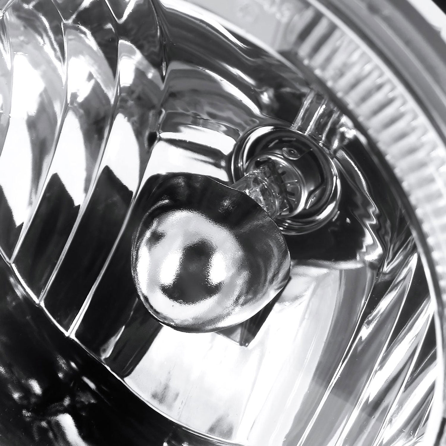 2005-2009 Ford Mustang GT Deluxe/Premium H10 Halo Ring Fog Lights Chrome/Clear