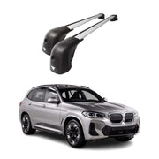 2021-2025 BMW iX3 G08 Roof Racks Cross Bars Silver