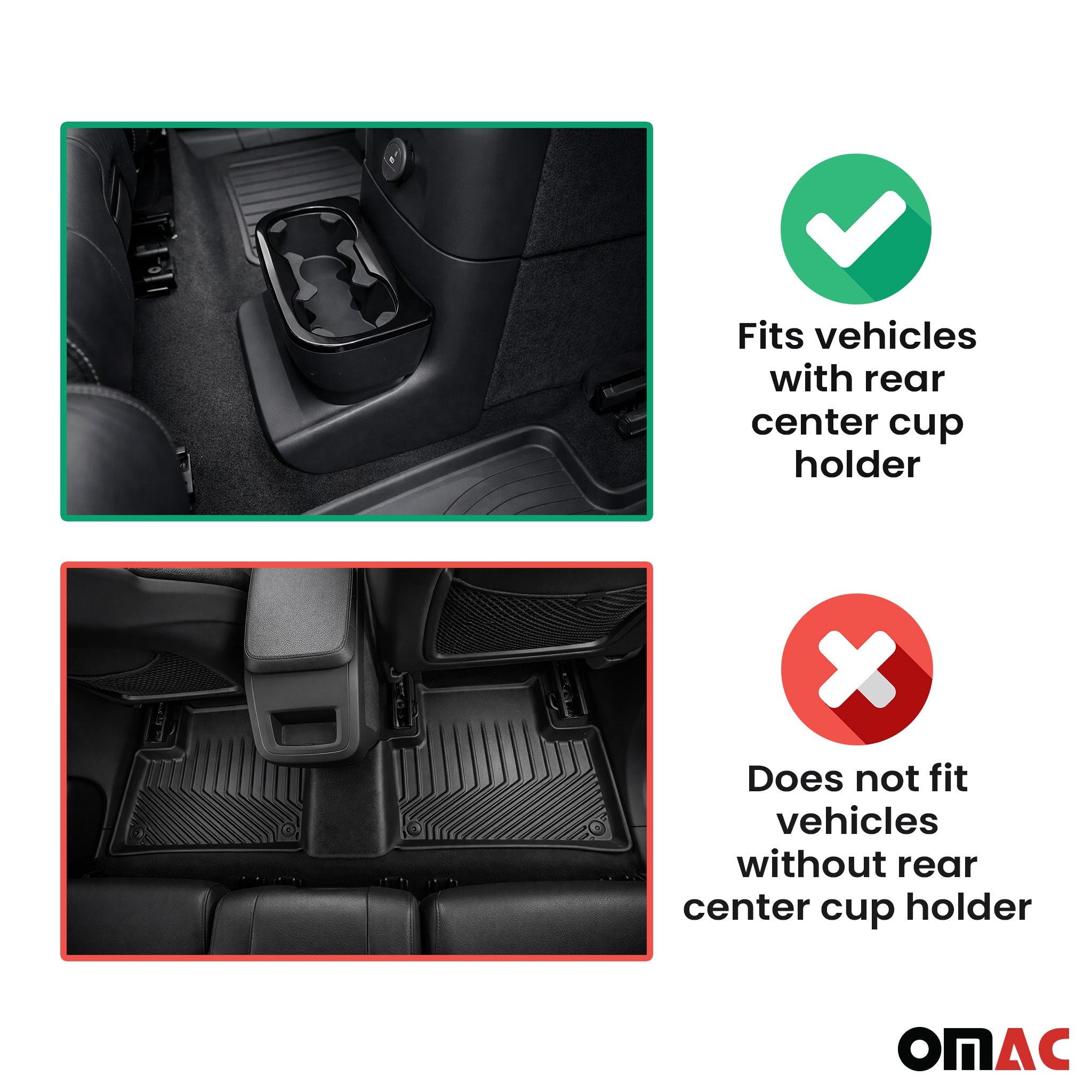1999-2018 Mercedes G Class W463 Premium Floor Mats Liners Full Set All Weather Heavy Duty Black