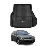2002-2008 BMW 7 Series E65 E66 E67 Premium Cargo Liner Trunk Mat All Weather Heavy Duty Black