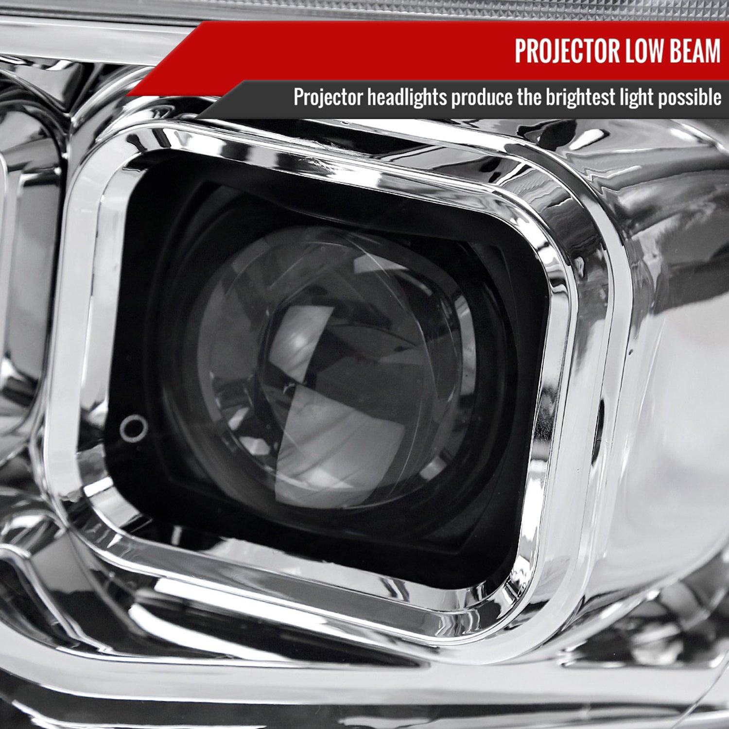 2009-2018 Dodge RAM 1500 / RAM 2500 3500 Switchback Headlights Chrome