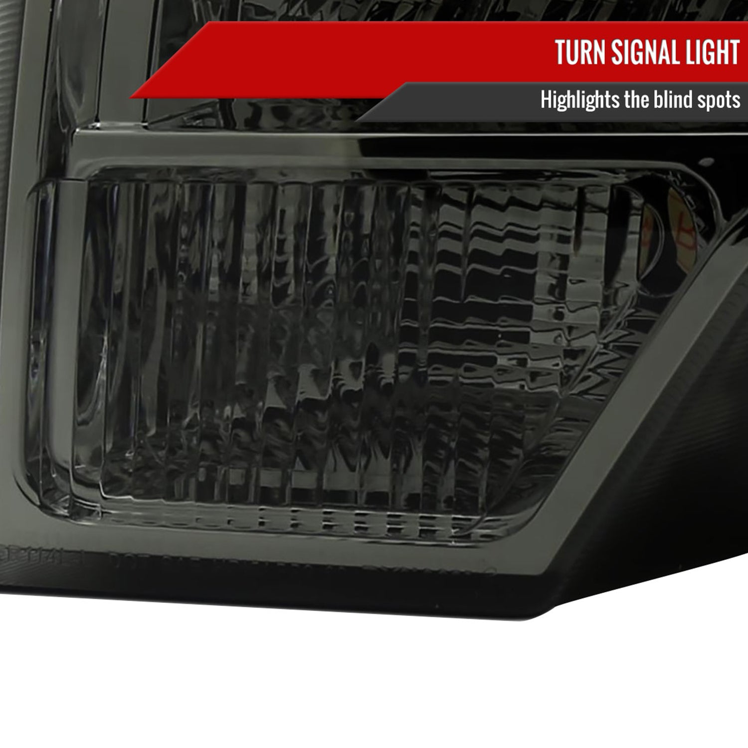 2009-2014 Ford F-150 Projector Headlights w/ LED Light Strip Chrome/Smoke Lens