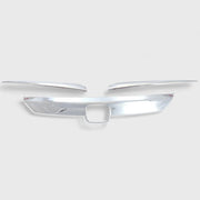 2018-2020 Honda Accord Grille Overlay Chrome 3Pcs ABS Plastic