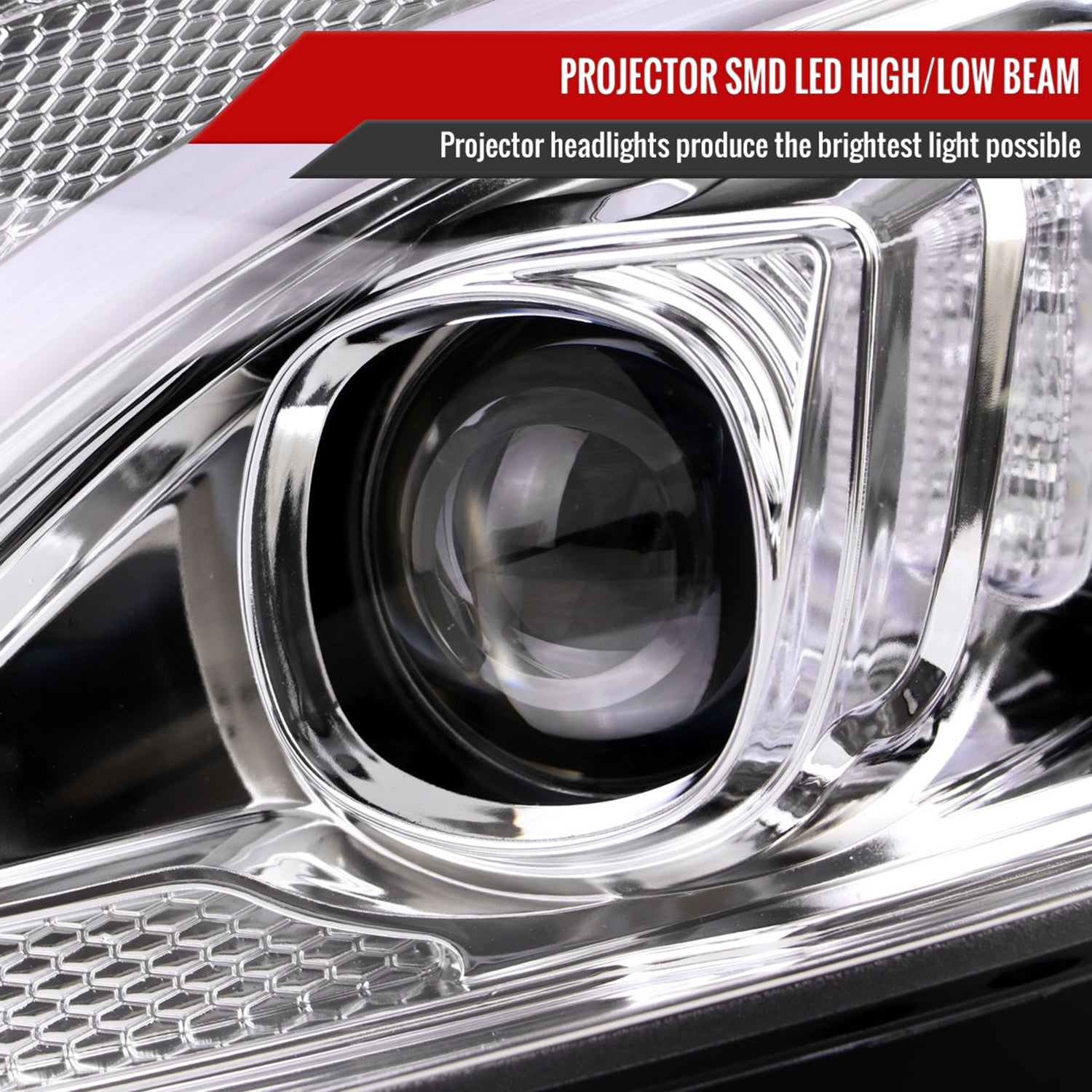 2015-2018 Mercedes-Benz C-Class W205 Full LED Headlights Signal Chrome